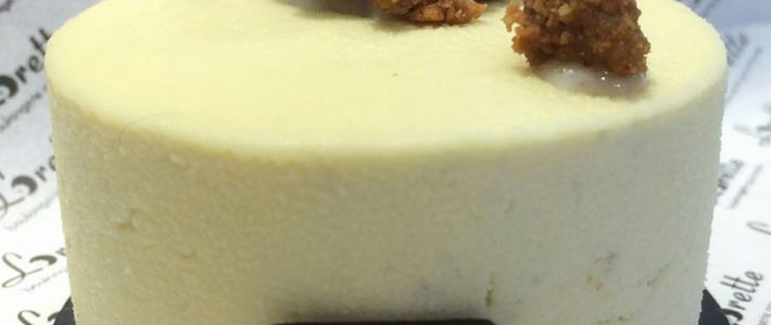 Le NOUVEAU : biscuit speculoos, crème vanille et caramel de Lorette