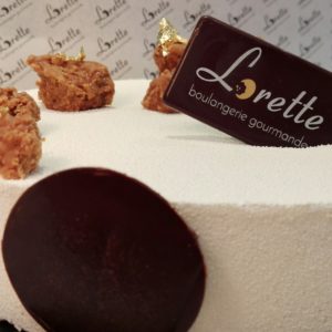 Cliquez pour en savoir plus sur le NUAGE de Lorette NUAGE, entremets vanille speculoos caramel de Lorette
