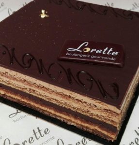 Cliquez pour en savoir plus sur l'OPERA de Lorette L'OPERA, entremets chocolat café de Lorette