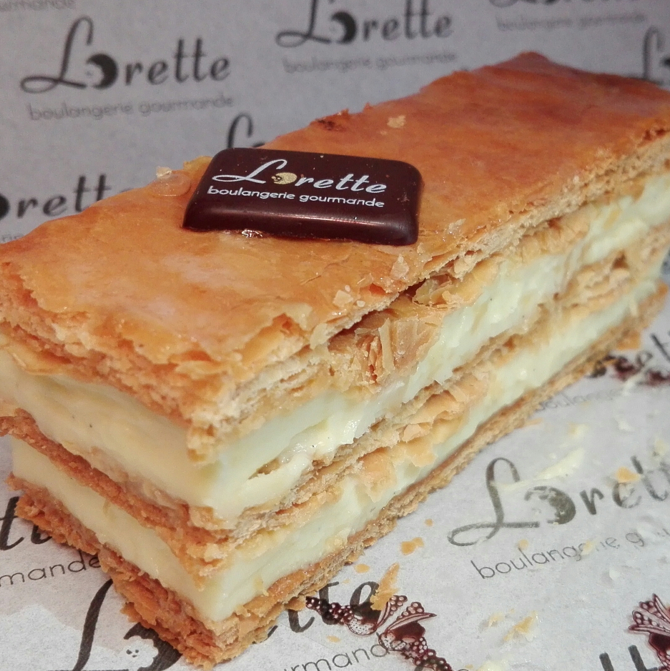 Millefeuilles vanille de Lorette