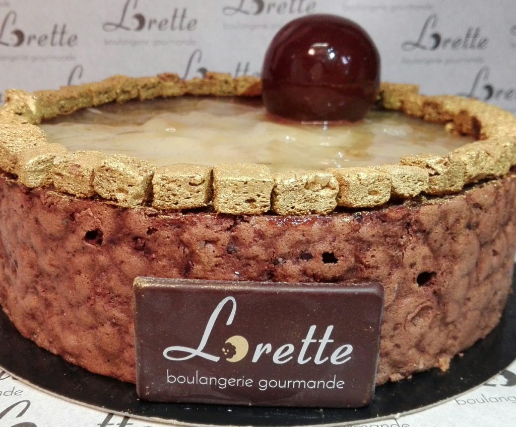Charlotte poires chocolat de Lorette