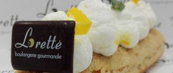 Eclair citron menthe de Lorette boulangerie Paris