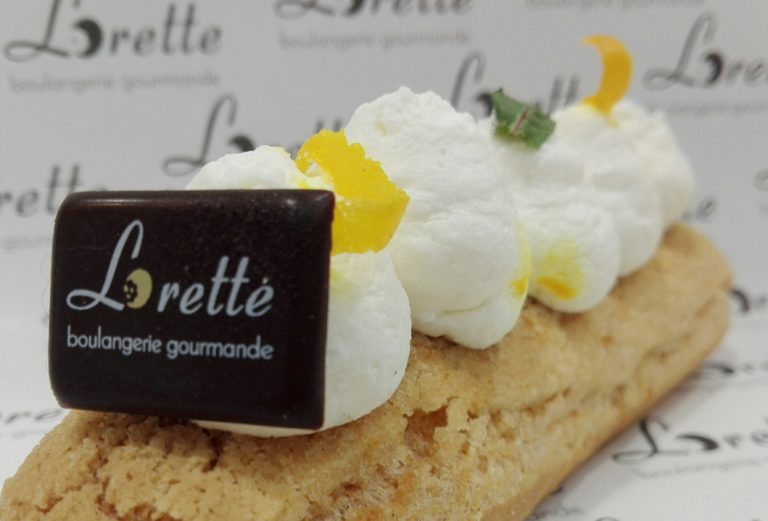 Eclair du mois citron menthe Boulangerie Lorette Paris 13