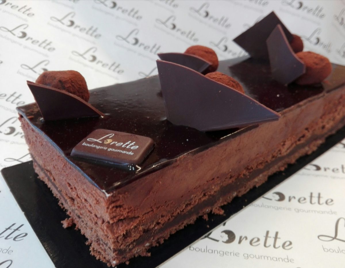 Pâtisserie chocolat intense fait maison Boulangerie Lorette Paris