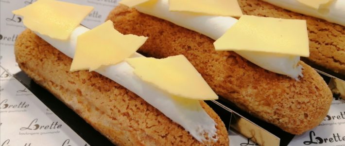 Eclair aux agrumes de Lorette, boulangerie à Paris