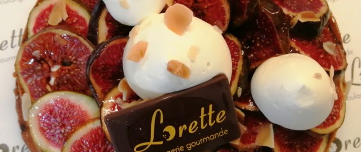 Tarte aux figues fraîches de Lorette, boulangerie artisanale à Paris