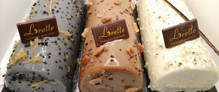 Bûches entremets 2022 de Lorette, boulangerie artisanale à Paris