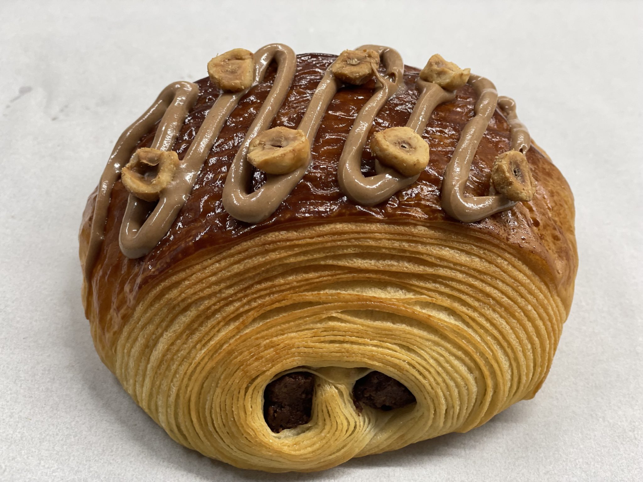 Pain au chocolat et praliné Faitmaison boulangerie Lorette Paris