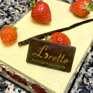 Fraisier de Lorette, boulangerie artisanale à Paris