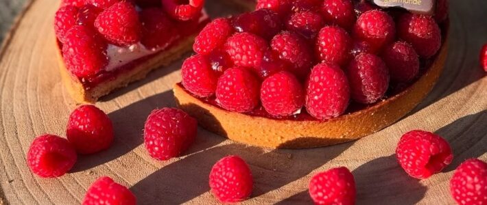 Tarte aux framboises : c’est la saison ! Tarte aux framboises : c’est la saison !